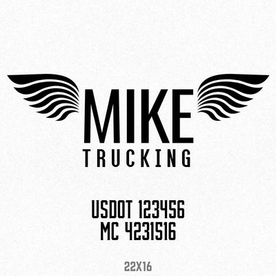 Company Name Truck Decal, (Set of 2)