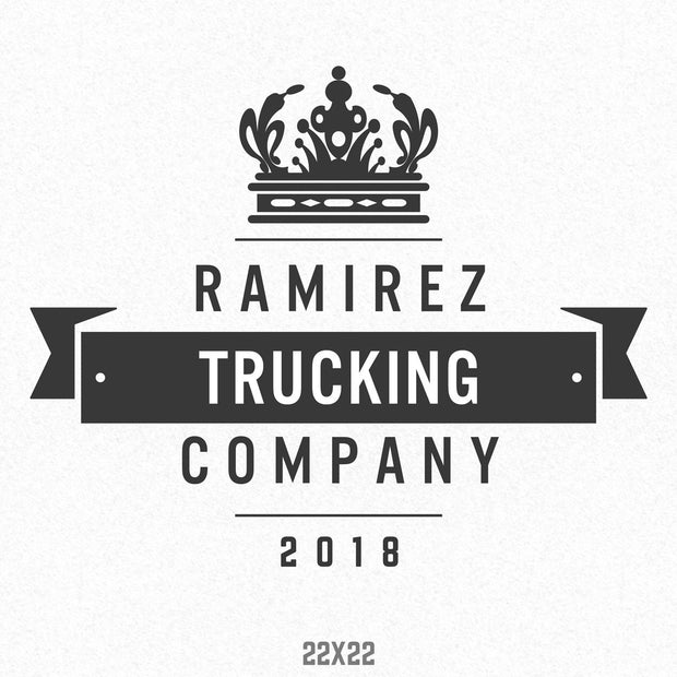 Company Name Truck Decal, (Set of 2)