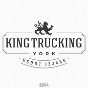 Company Name Truck Decal, (Set of 2)