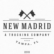 Company Name Truck Decal, (Set of 2)