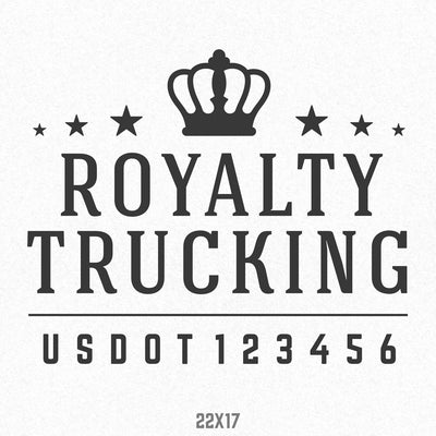 Company Name Truck Decal, (Set of 2)