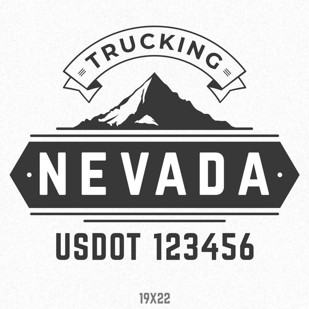 Company Name Truck Decal, (Set of 2)